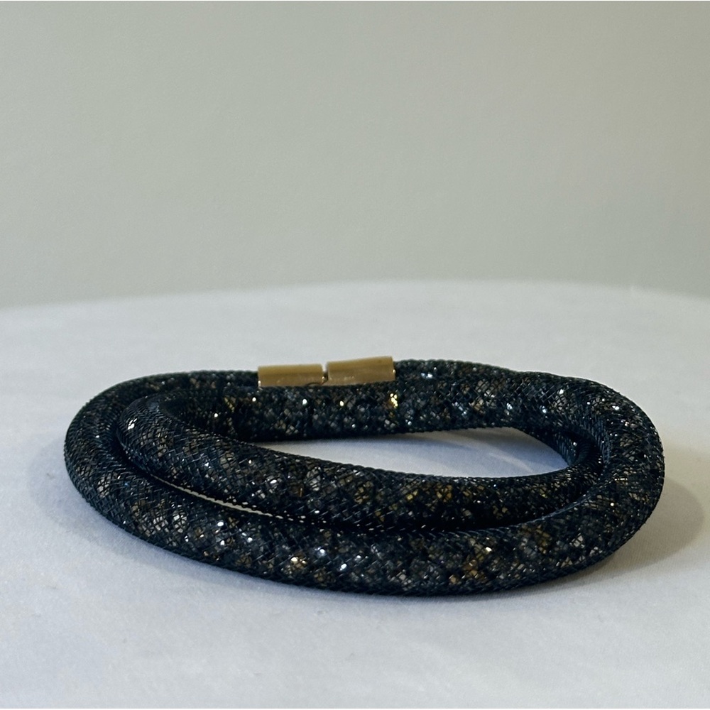 Swarovski Black and Gold Bracelet